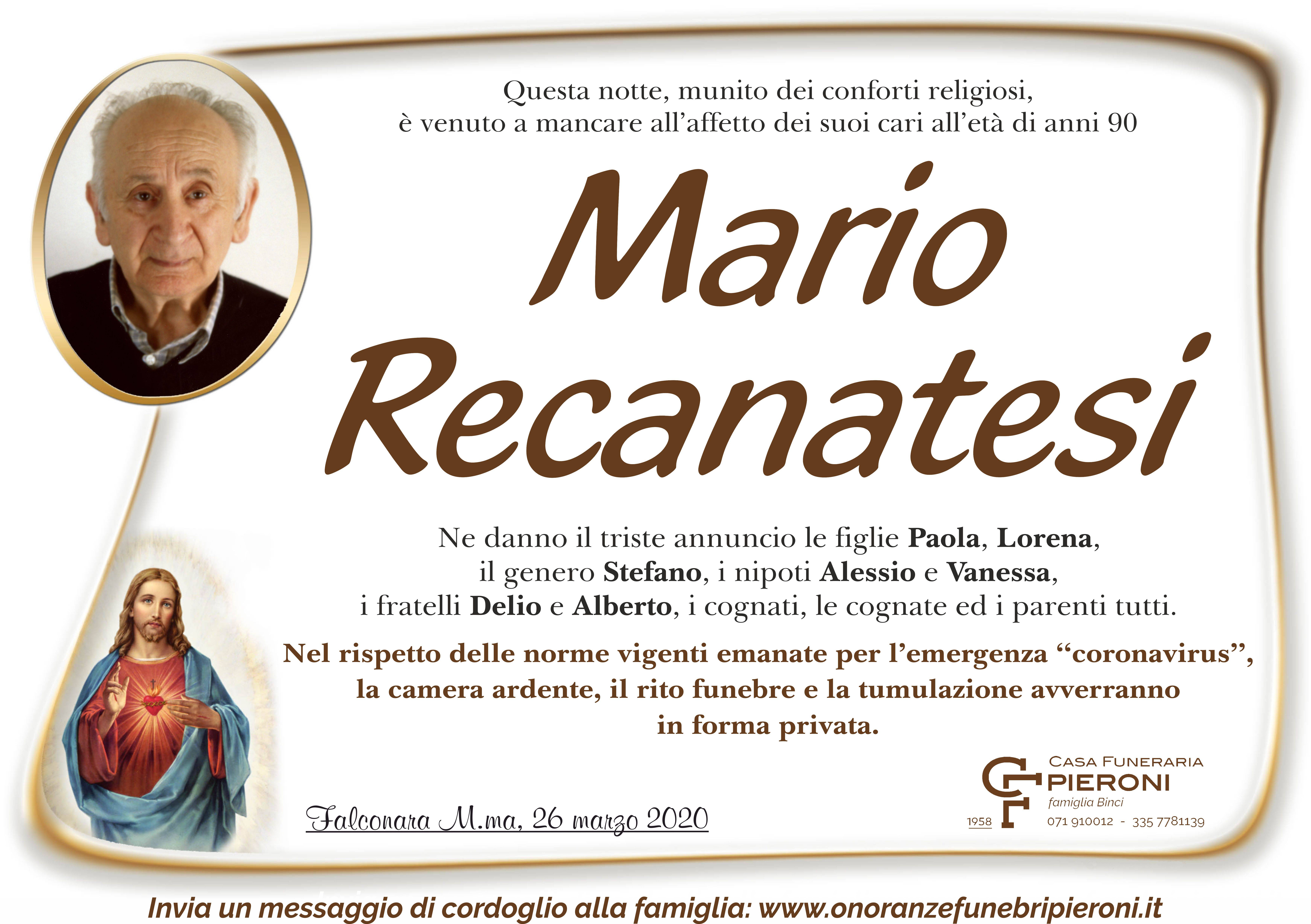 Mario Recanatesi