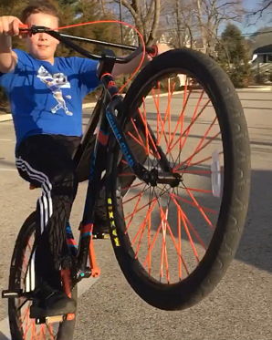 How to Wheelie on a BMX. Balance Flatland tricks RIDERS