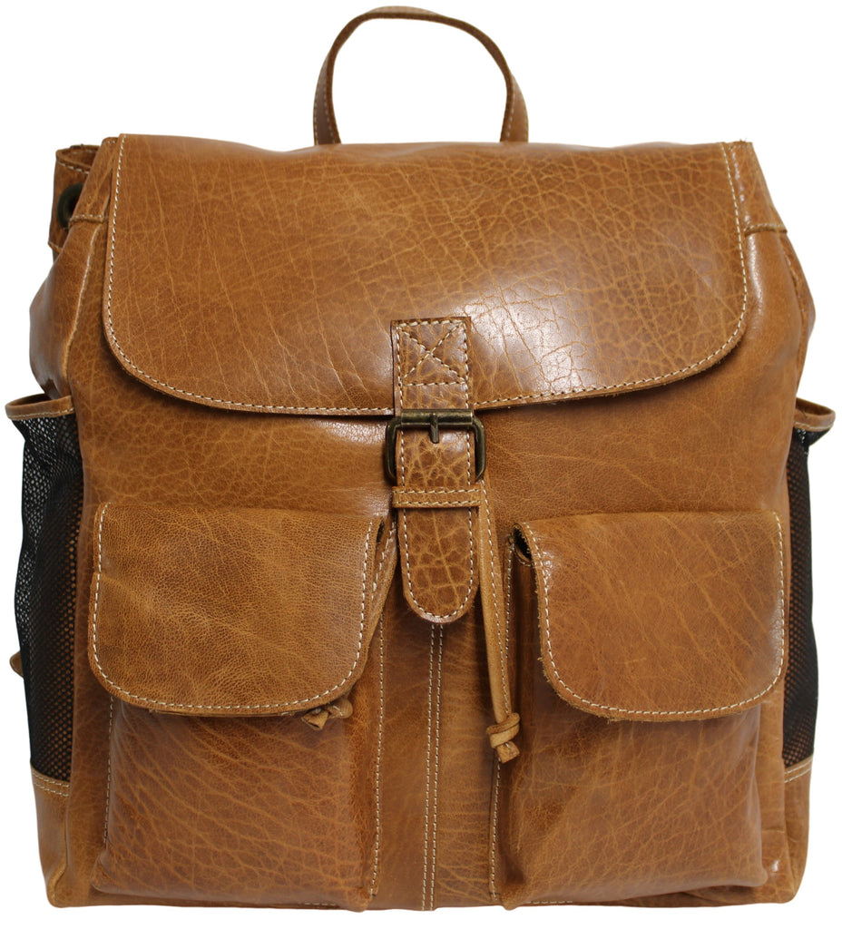 Quality Full Grain Leather Back Pack - Image 7