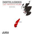 Carte localisation de la distillerie écossaise Isle of Jura