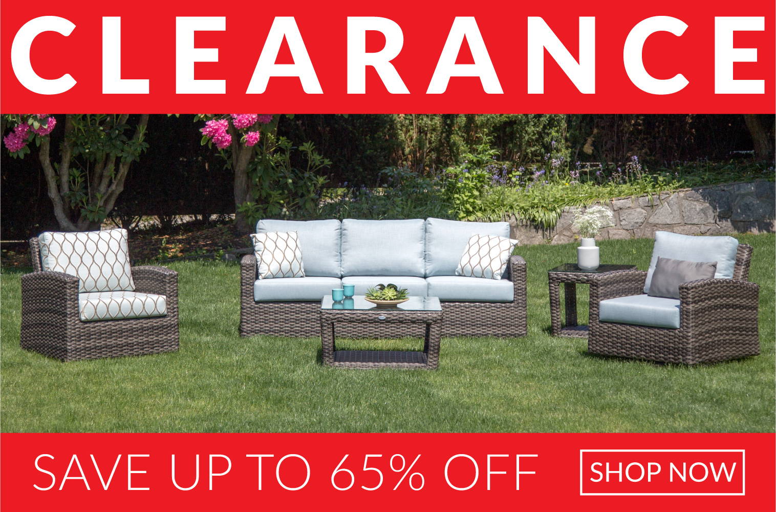 Winter Clearance Sale on Portfino Outdoor Seating - Save up to 65% off