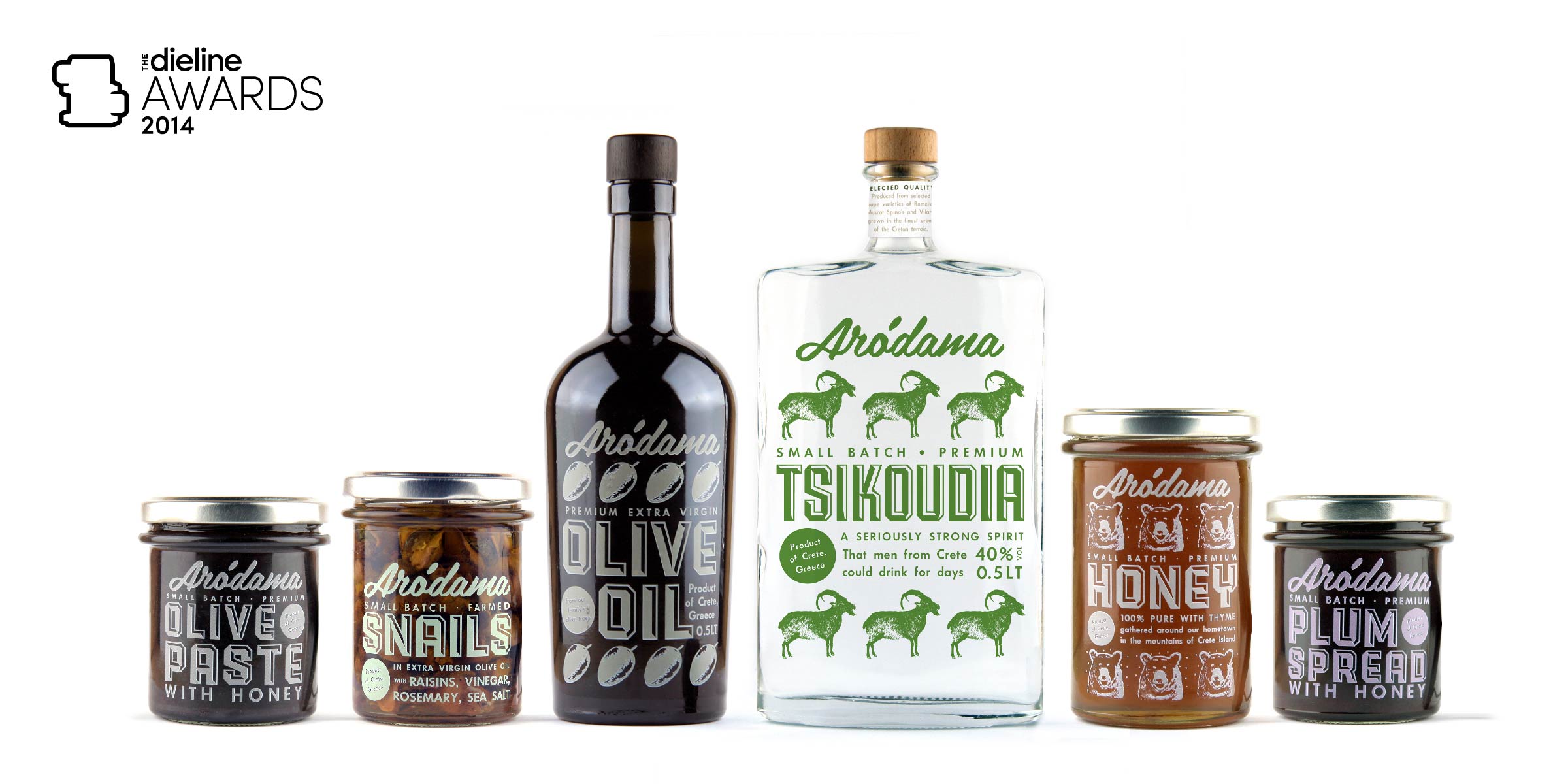 The Dieline Awards 2014: Multi-Category Product Line, 2nd Place – Arodama