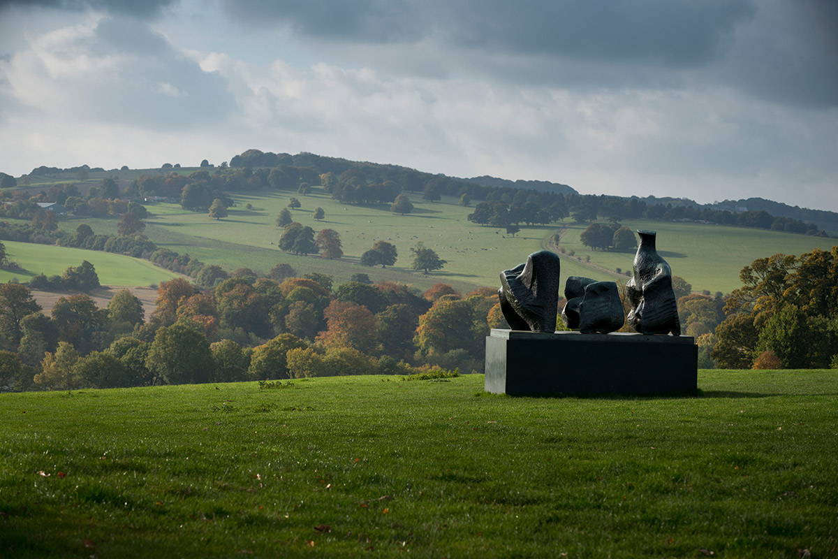 Henry Moore, Three Piece Reclining Figure No. 1, 1961-2 Yorkshire Sculpture Park