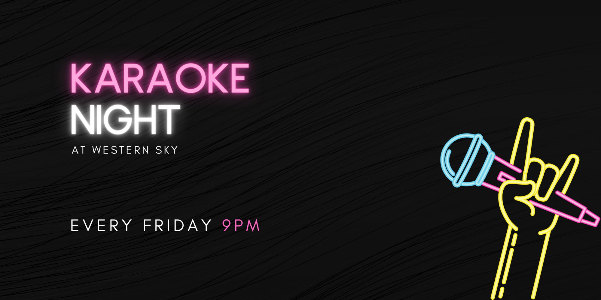 Karaoke Night at Western Sky promotional image