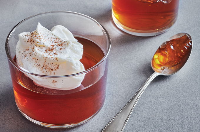 Jello au jus de pommes et à la cassonade