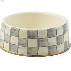 Sterling Check Large Pet Dish
