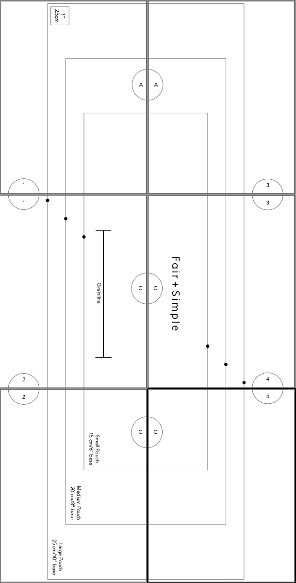 Sewing Pattern Digital Print Layout