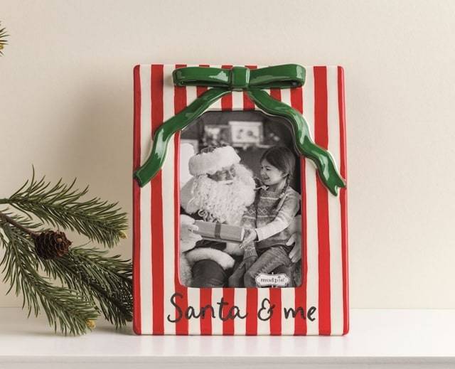 Raz Imports Wooden Sleigh With Winter Natural Arrangement and Pinecone Christmas Home Decor