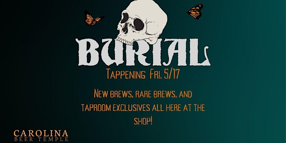 Burial Beer Tap Takeover promotional image