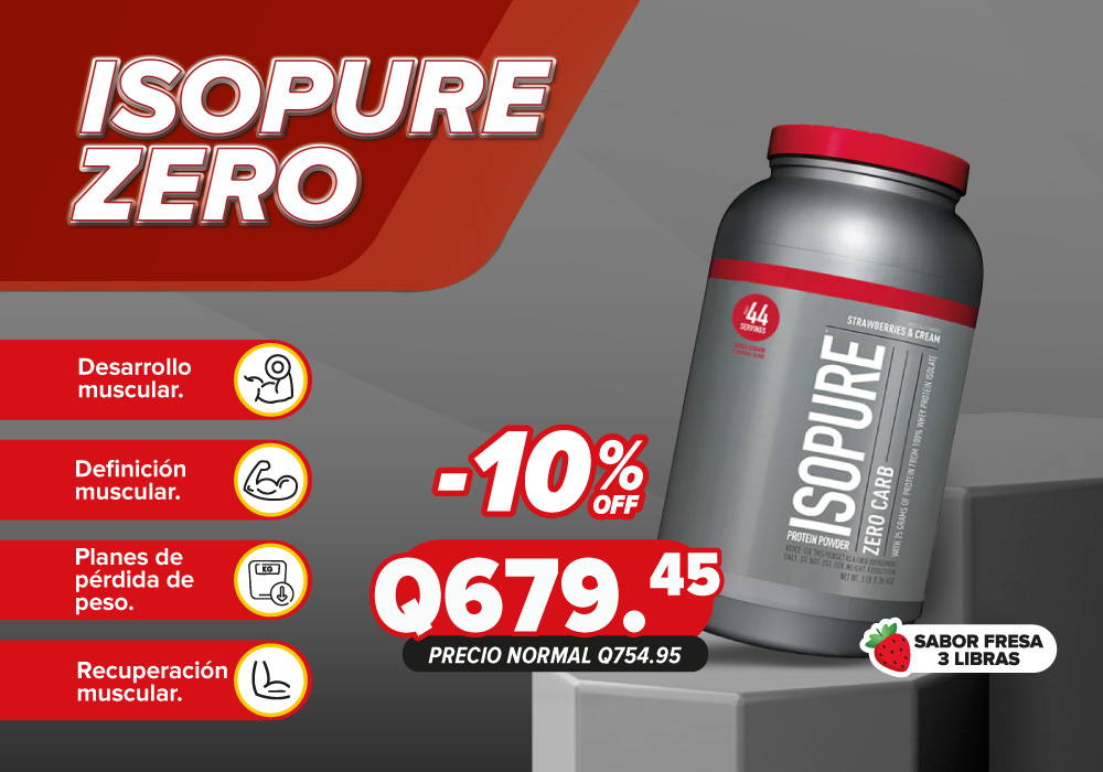 ISOPURE ZERO -10% OFF