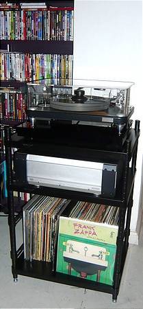 The turntable rack