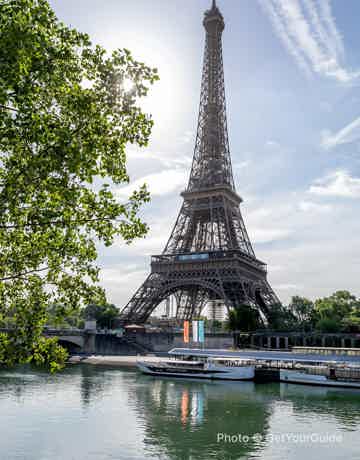 Take in the breathtaking views of the Eiffel Tower