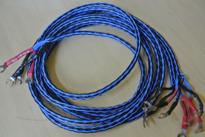 KIMBER KABLE  8TC 10 feet long biwire speaker cables fo...