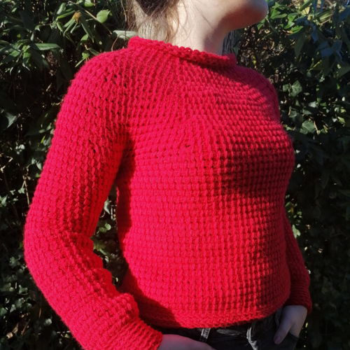 Confetti or not sweater (tunisch haken, NL)