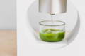 matcha whisking in Matcha Maker cup