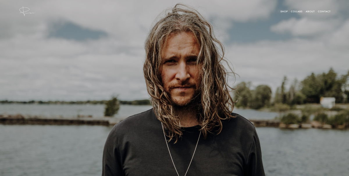 Screenshot of Peter Mckinnon, from the personal websites collection.