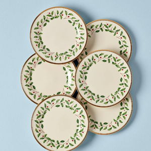 Lenox Holiday Salad Plate Set of 6