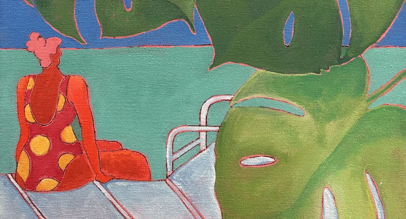 "Bathing Beauties at Play" - by Eileen Butler
