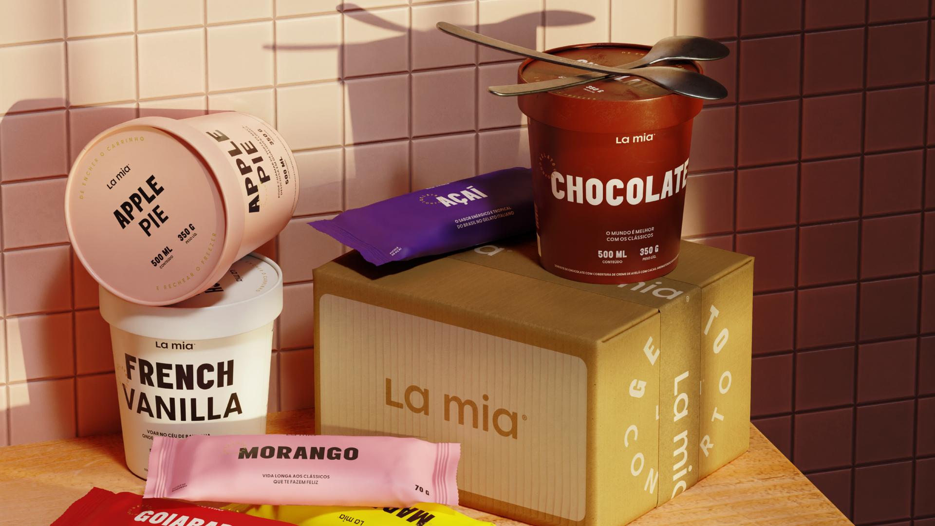 La Mia’s Packaging Sweetens The Brand’s Distinct Personality