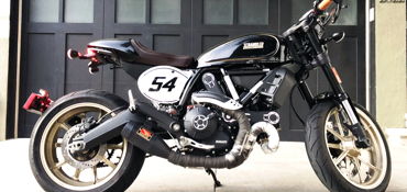 2017 DUCATI SCRAMBLER CAFE RACER motorcycle for rent near San Francisco, CA