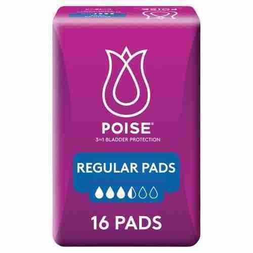 Poise Regular Pad 16Pk Z6