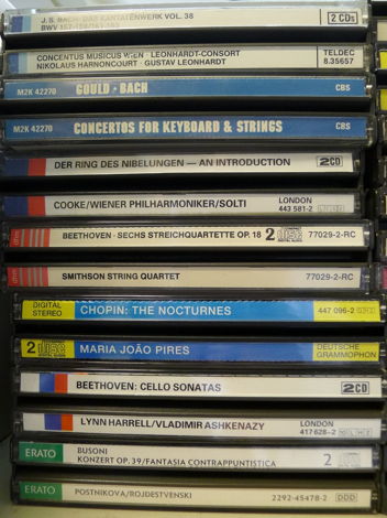 Classical CDs Imports, All Mint, 121 CDs