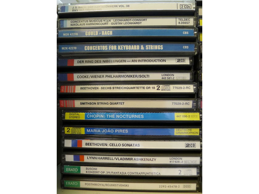 Classical CDs Imports, All Mint, 121 CDs
