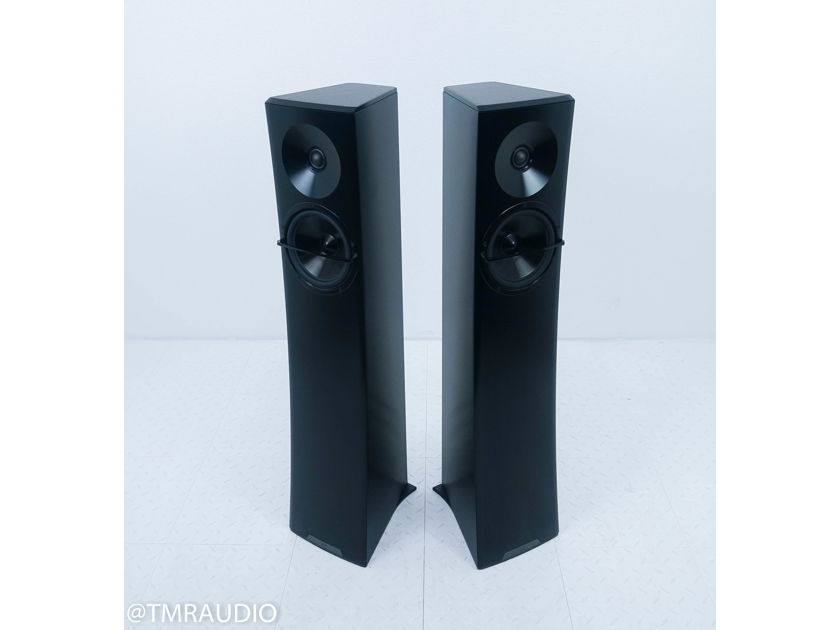 YG Acoustics Carmel 2 Floorstanding Speakers Black Pair (Less than 3 months old) (13290)