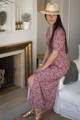 robe longue fleurie