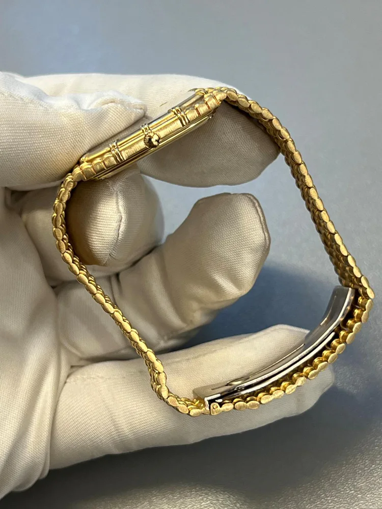 Bamboo Diamond Dial with Rubies Integrated Bracelet 17.9 cm