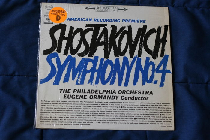 Eugene Ormandy - Shostakovich Symphony No. 4 Stereo MS ...