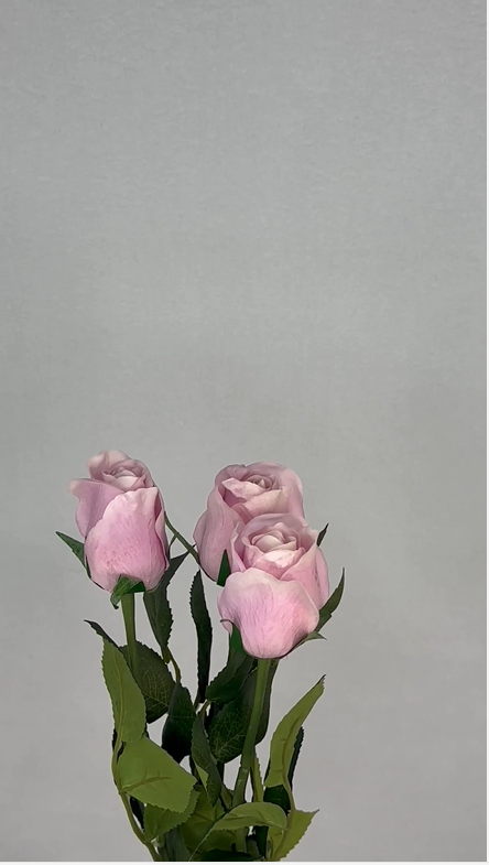 Blue Moon Real Touch Open Bud Rose - Realistic Artificial Flowers - Image 4
