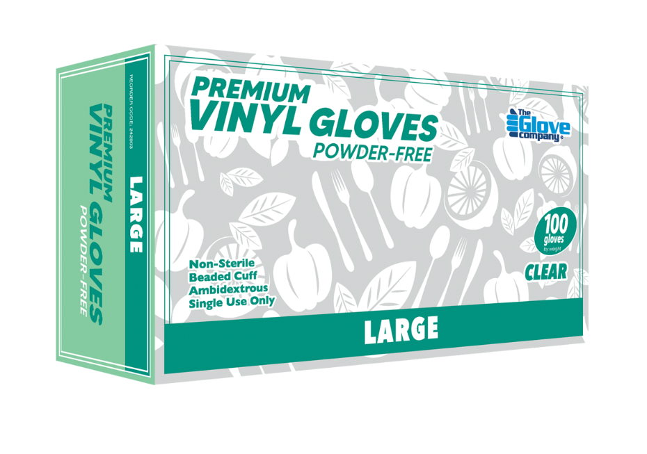 Gloves - Vinyl Premium Powder Free disposable