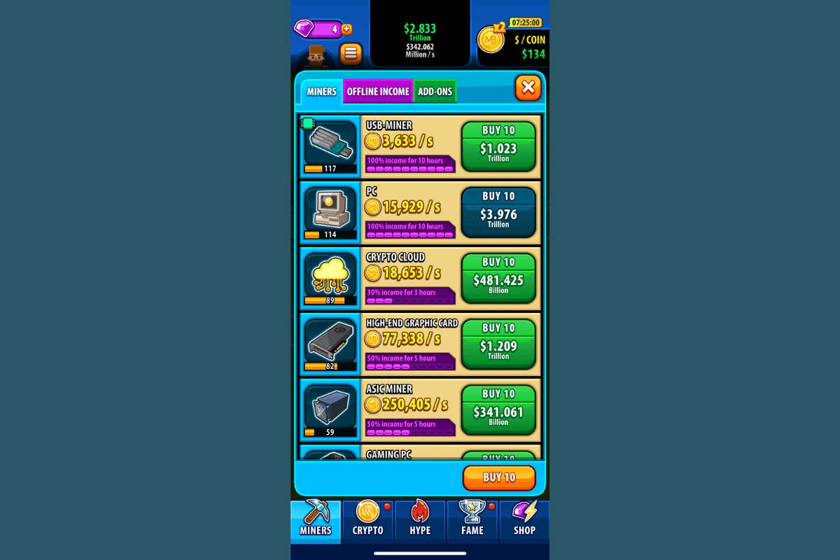 Crypto Trillionaire Miners