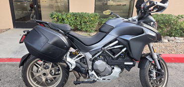 2018 DUCATI MULTISTRADA 1260 S motorcycle for rent near LAS VEGAS, NV