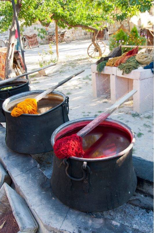 Traditional Dye Pots for Thread & Yarn Dyeing