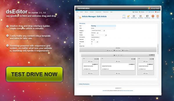 YEEditor - оригинальный редактор для системы Joomla
