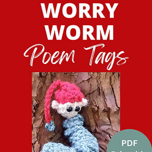 Elf Worry Worm Crochet Pattern