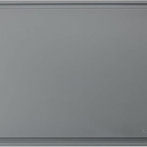 KitchenAid Classic Plastic Cutting Board with Perimeter Trench and Non Slip Edges - Gray