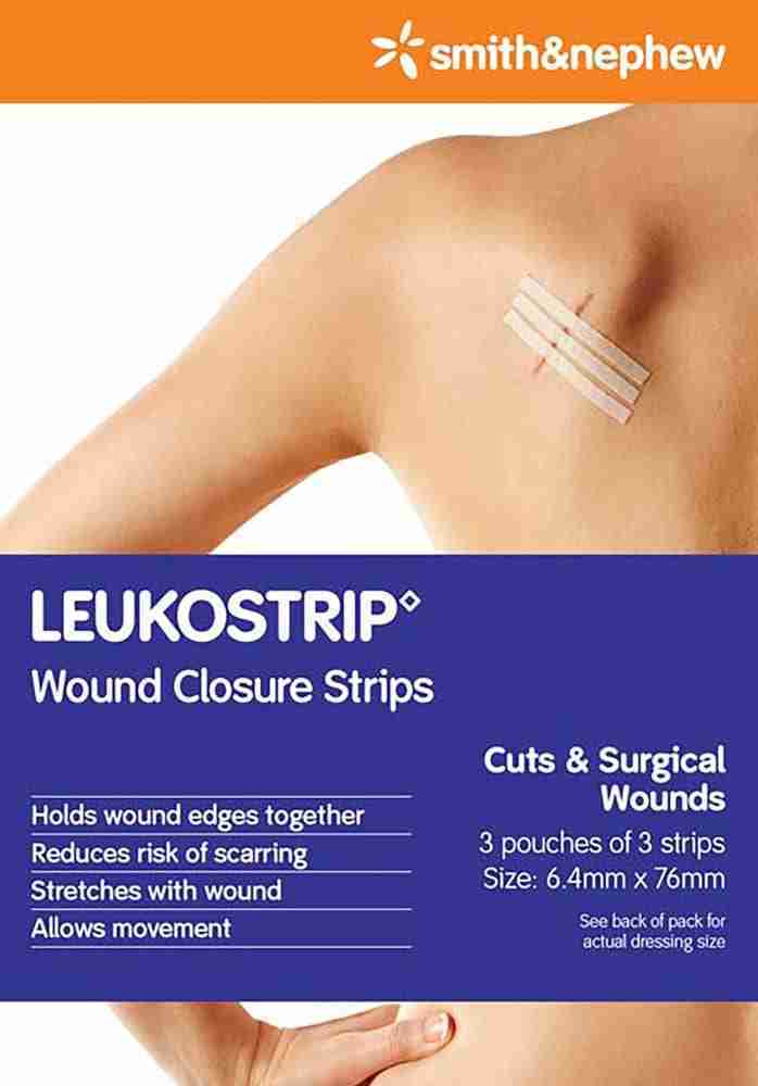 Nexcare Steri Strip Skin Closures White 6Mm X 75Mm