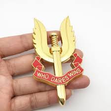 2 x Gold coloured. Army Special Air Service SAS