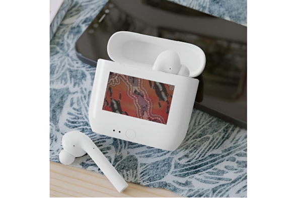 Essos Wireless Earbud Case, Bohemian Audio Accessory