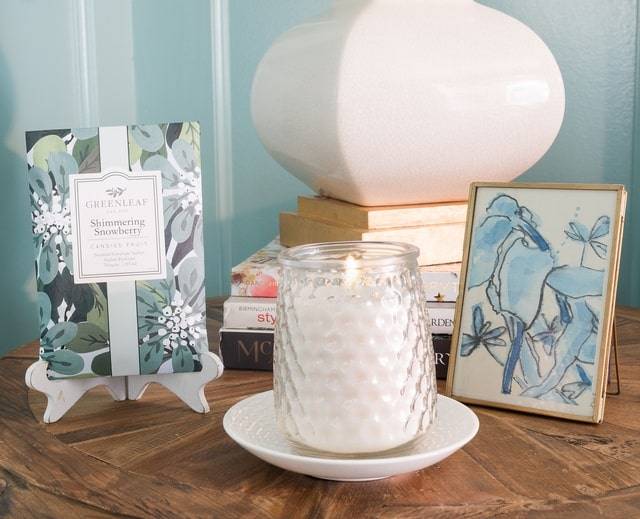 Raz Imports Wooden Sleigh With Winter Natural Arrangement and Pinecone Christmas Home Decor