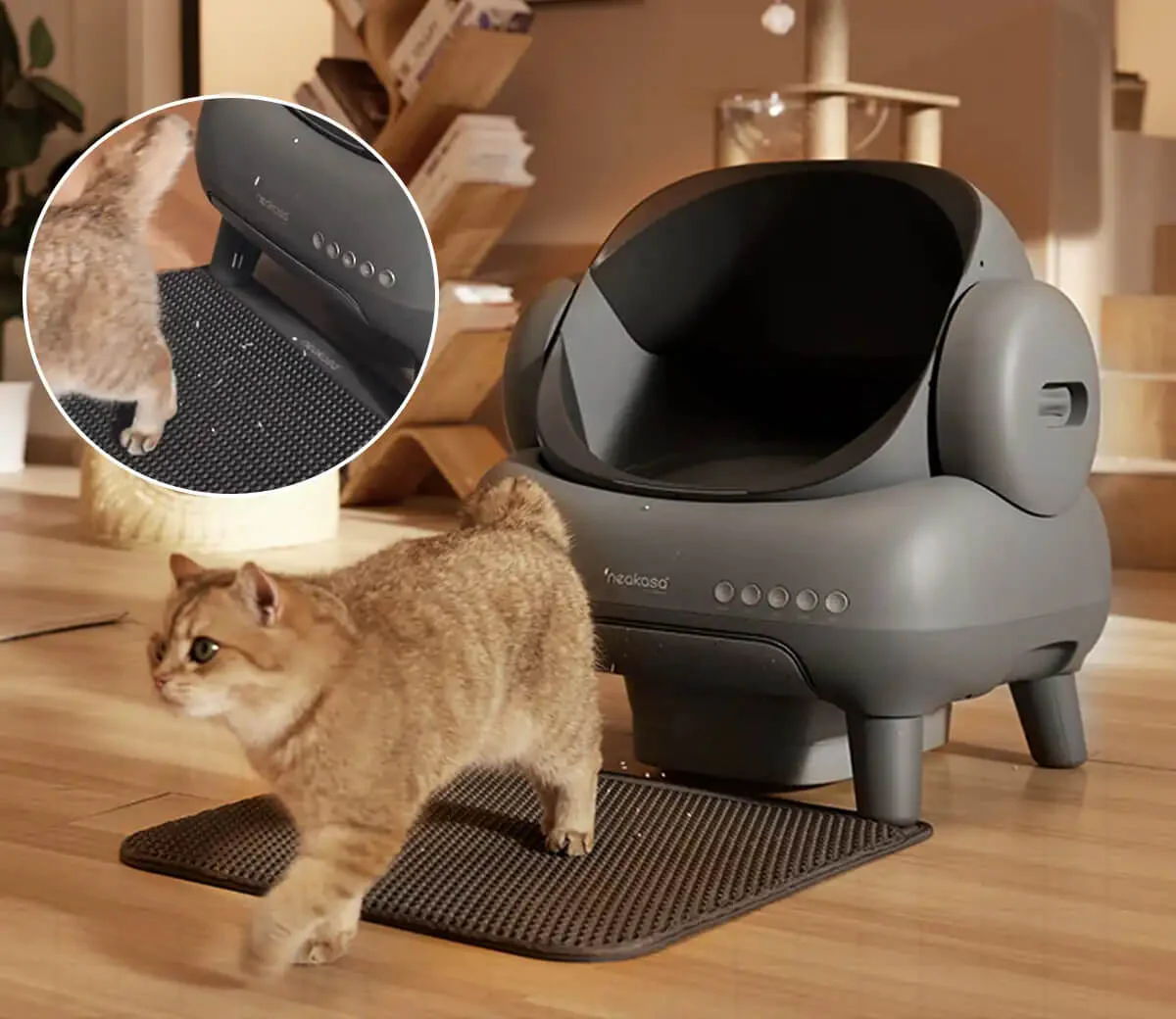 猫砂取りマット付き