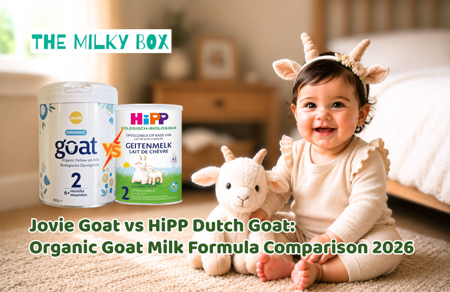 Jovie Goat vs HiPP Dutch Goat: Organic Goat Milk Formula Comparison 2026 | The Milky Box