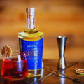 Bouteille de de Gin Goodwill de la distillerie GlenWyvis dans le nord-ouest des Highlands d'Ecosse