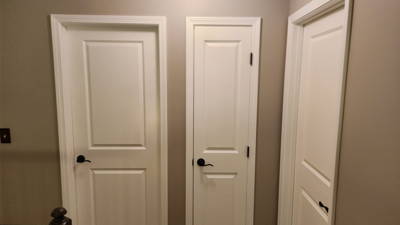 New interior door