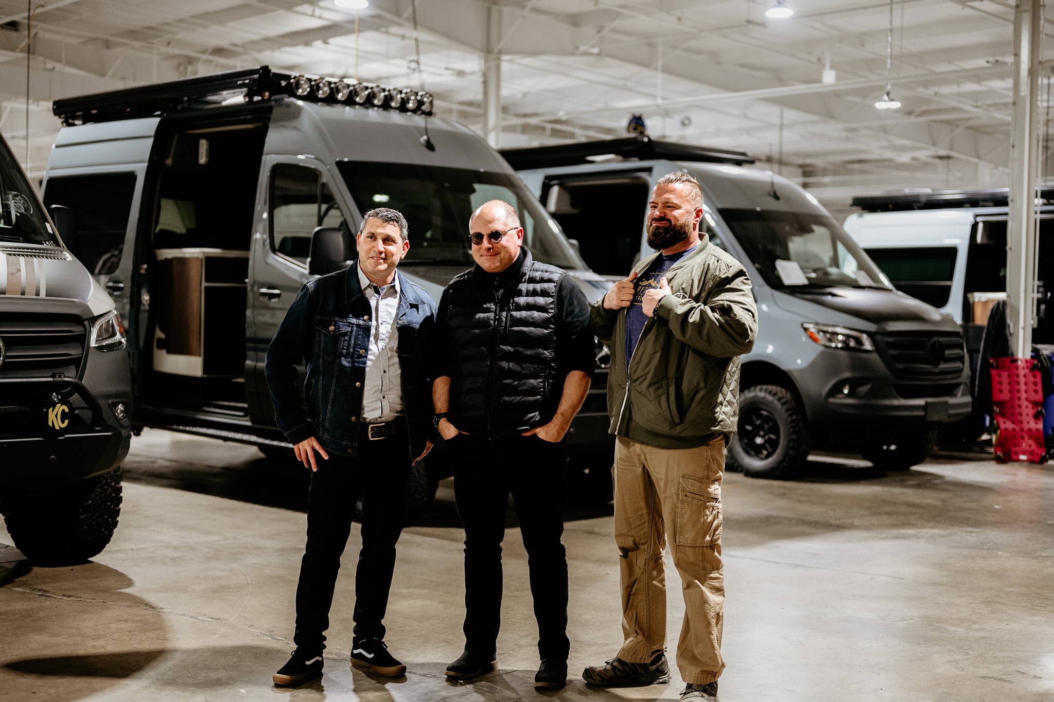 Storyteller Overland founders Lee Conn, Jeffrey Hunter and Andrew Cooley