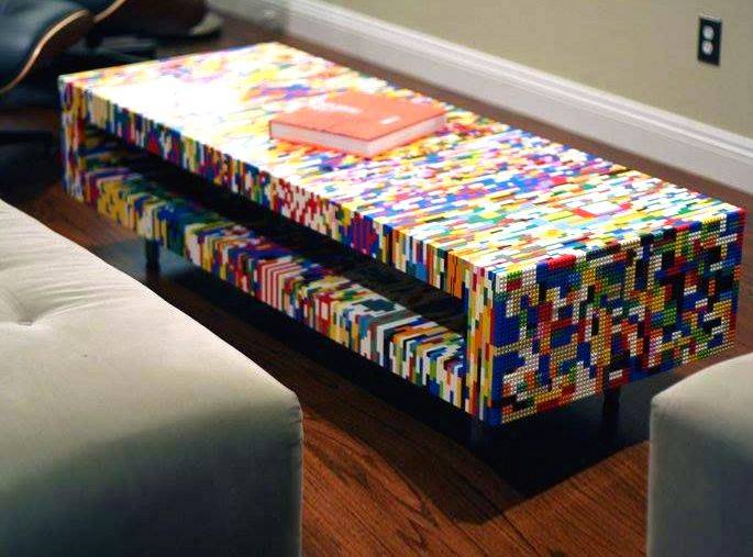 DIY LEGO coffee table