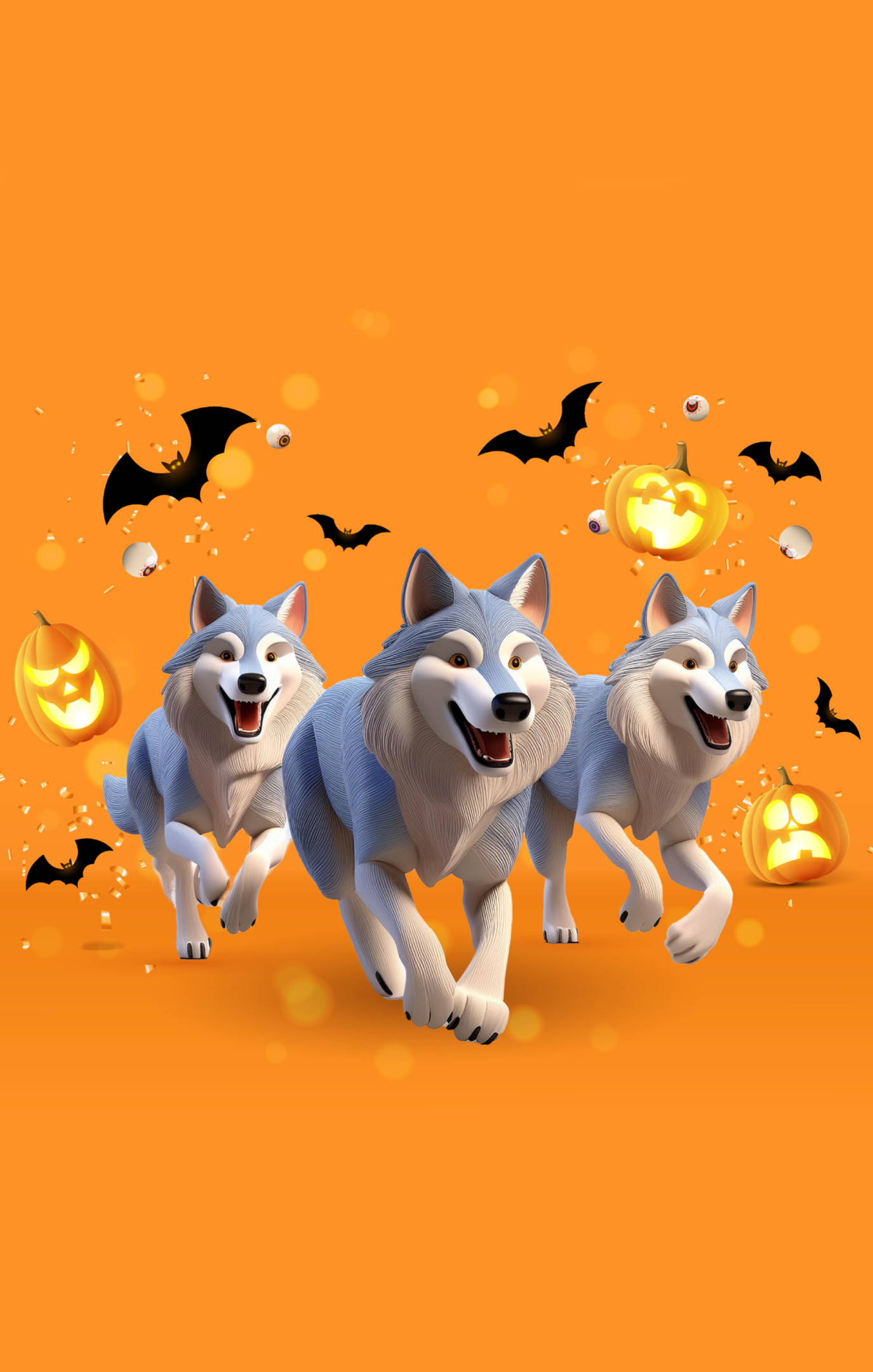 Halloween leader of the pack social deduction game confetti 